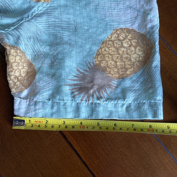 CUBAVERA 100% Silk Hawaiian Shirt Predominantly Green Tones Size XXL - Picture 8 of 10